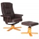 Drake Recliner Chair with Footstool